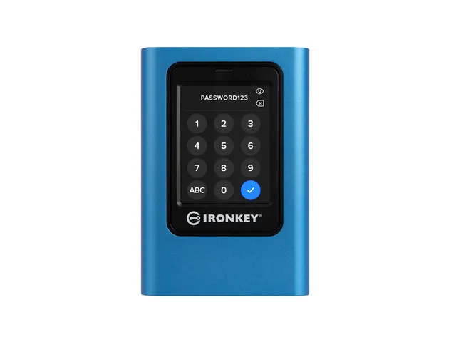 3840GB IronKey Vault Privacy 80 XTS-AES 256-bits beveiligde externe SS