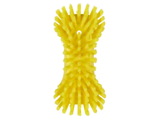 Vikan Hygiene extra grote handborstel extra harde vezels 230mm Geel - 3