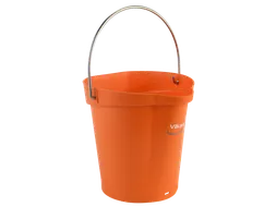 Hygiene 5688-7 emmer 6 liter oranje, maatverdeling en schenktuit