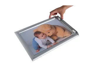 Wand poster lijst A3 aluminium/kristal - 19