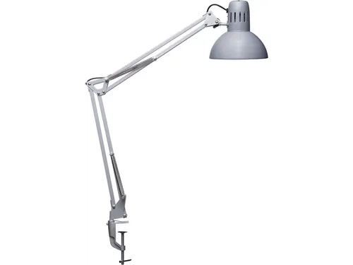 Bureaulamp MAUL Study tafelklem excl.LED lamp E27 zilver
