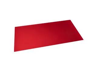 Onderlegger PU 35x60cm zwart/rood - 5