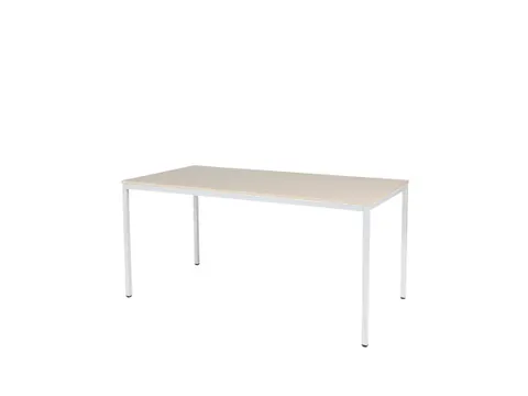 Domino Basic Tafel Vaste Hoogte 1600x800mm Robson Eiken Wit 4-Poots