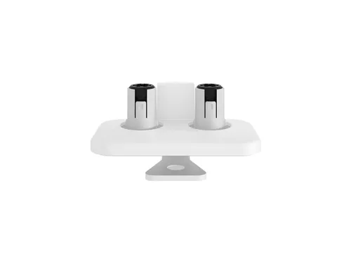 Viewprime top access bureauklem voor dubbele Monitorarm 65.210 Wit
