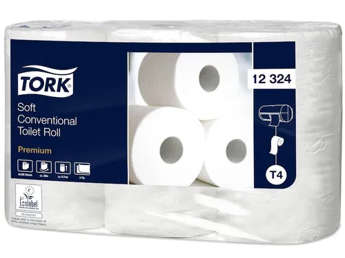 Tork 12324 Premium Toiletpapier Rol T4 2-Laags 396 vel Wit