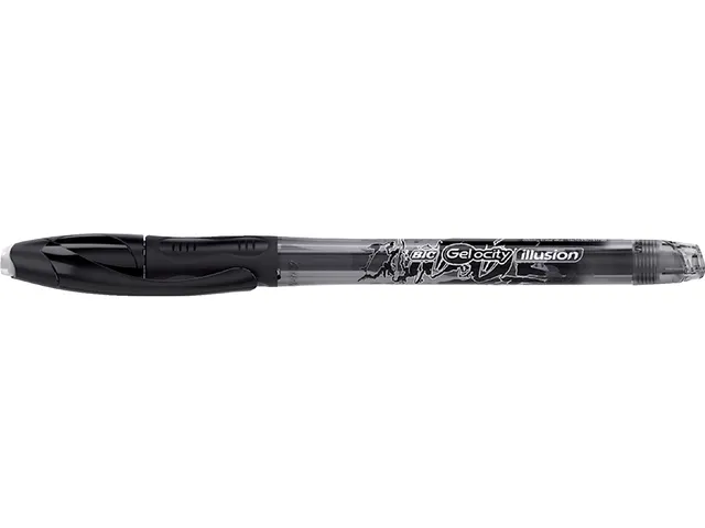 Stylo gel BIC Gel-ocity Illusion Medium noir