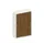 schuifdeurkast,HxBxD 1540x1000x430mm,decor romp wit,decor front noten