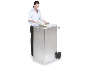 Dossierafvalbak 240 Liter Aluminium 1010x575x690mm - 2