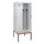 locker met bank,voor scheiding van kleding,HxBxD 2120x800x815mm,2vak