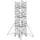 rolsteiger,reik H 8,4m,steiger H 7,64m,3platform(s),m. luik