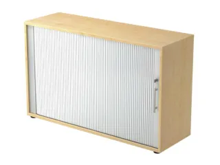 jaloeziedeurkast,HxBxD 748x1200x400mm,1xhouten vloer,2 OH,romp esdoorn - 1