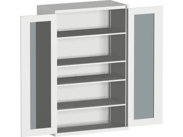 systeemkast,HxBxD 2000x1300x525mm,4xStalen bodem,5-punts sluitsysteem