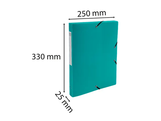 Boite de Classement Exabox Dos 25mm polypropylène 7/10e OPAK - A4 - V