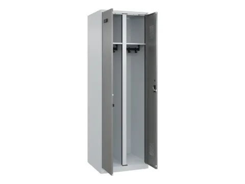 locker voor scheiding van kleding,HxBxD 1850x600x500mm,2vak
