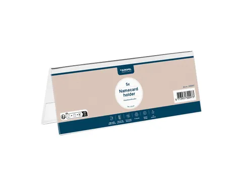 Tafelnaambord 210x75mm A5 gevouwen 5st