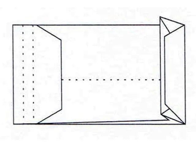 Envelop Quantore Monsterzak 229x324x38 130gr Zelfklevend Wit