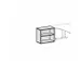 kantoorstelling,HxBxD 720x800x430mm,decor romp lichtgrijs