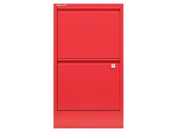 hangmappenkast HxBxD 672x413x400mm 2hangmappenframes rood
