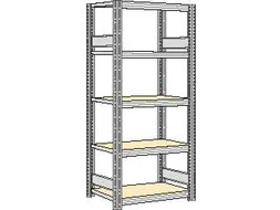 magazijnstelling,grondveld,HxBxD 2000x931x426mm,vakl. 250kg