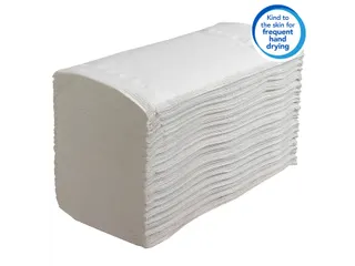 Handdoek Scott i-vouw 1-laags 21.5x31.5cm wit 15x212stuks 6663 - 5