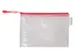 Opbergtas Tarifold met rits 235x165mm PVC rood