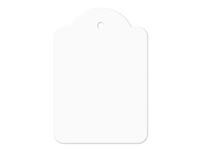 Draadetiket Kangaro 45x65mm wit doos a 250 stuks