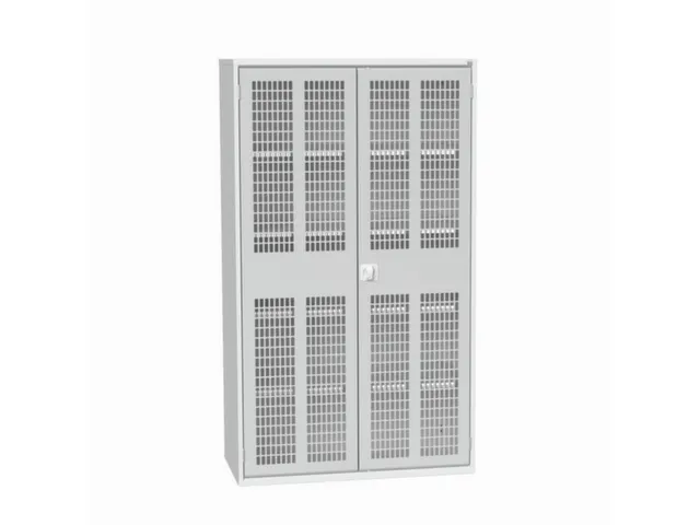 universele kast,HxBxD 2000x1300x550mm,4xStalen bodem,draaigrendelslot