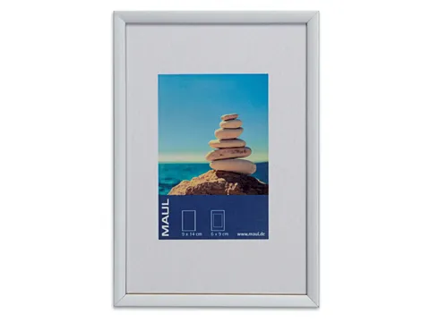 Fotolijst MAUL design 10x15cm aluminium frame zilver