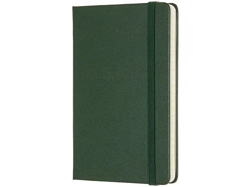 Notitieboek Moleskine pocket 90x140mm lijn hard cover myrtle green