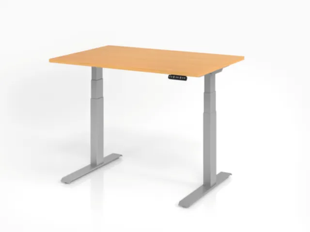 Av. régl. él. hauteur bureau assis/debout,HxlxP 640-1290x1200x800mm