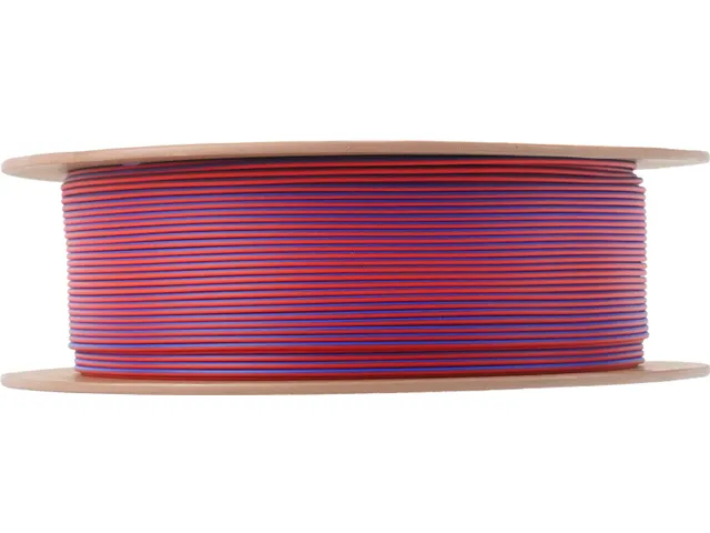 eSUN 3D printer Filament ePLA-Matte Dual 1,75 mm Rood/Blauw 1kg