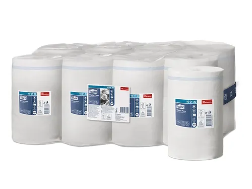 Tork 100130 Wiping Poetspapier Advanced 415 minirol 1-laags wit