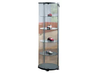 Vitrine Design 1800x545mm 4 Glazen Legborden Deksel/Sokkel Mdf - 2
