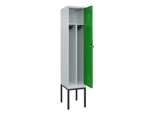 locker voor scheiding van kleding,HxBxD 2120x400x500mm,1vak