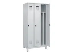locker voor scheiding van kleding,HxBxD 1950x900x500mm,3vak