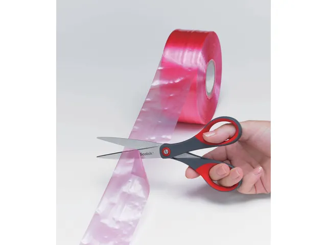 Schaar Scotch 18cm precision rood blister