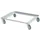 Aluminium Onderwagen Euronormbakken 250kg 800x600mm Open Frame