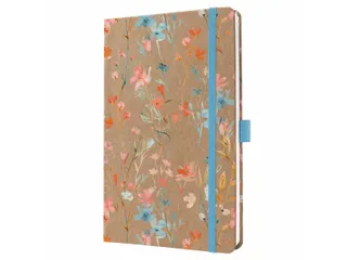 Weekagenda Pure A5 2026 (NL/FR/EN/DU) Blue Floral Serenity Hardcover - 1