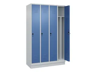 locker voor scheiding van kleding,HxBxD 1950x1200x500mm,4vak - 2