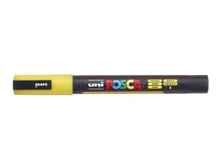 Verfstift Posca PC3M Fijne punt 0,9-1,3mm glitter geel - 1