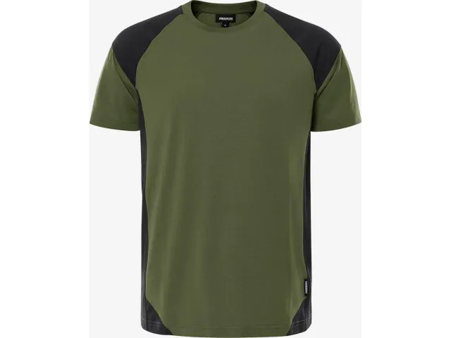 Fristads 7046 GTM T-shirt, legergroen/zwart, maat L, per stuk