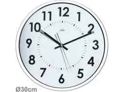 Wandklok CEP 30cm zwart/geel met maximale leesbaarheid
