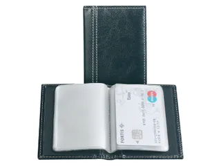 Creditkaart etui Palermo 40stuks zwart - 1
