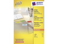 etiket Avery ILK 105x37mm 100 vel 16 etiketten per vel geel