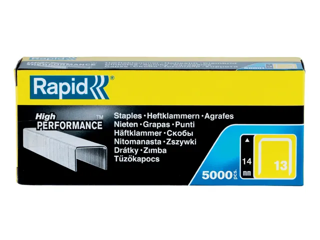 Nieten Rapid 13/14 Gegalvaniseerd fijndraad 5000 stuks