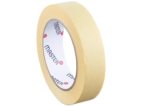 Masking Tape Onbedrukt 90µ geel 25mmx50m Solvent 36 Rol