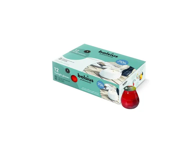 Bolsius Professional Twilight Rood Horeca kaars 12 stuks