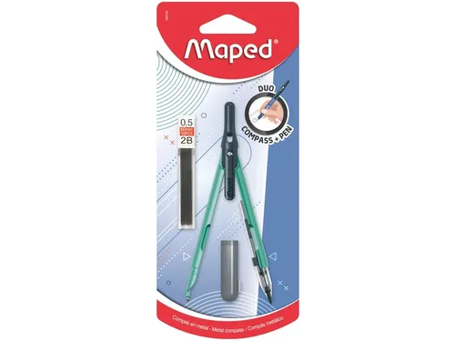 Penpasser Maped 3-delig assorti
