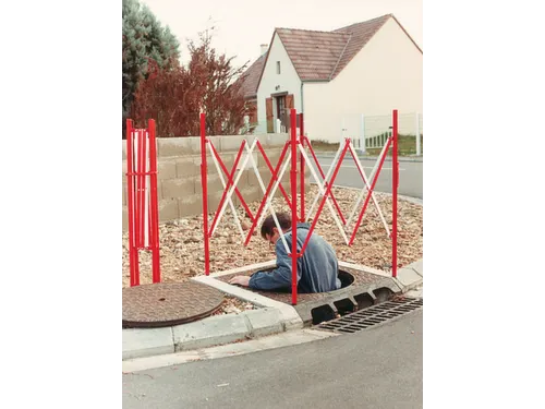 afzethek voor schachten,H 1000mm,staal gelakt