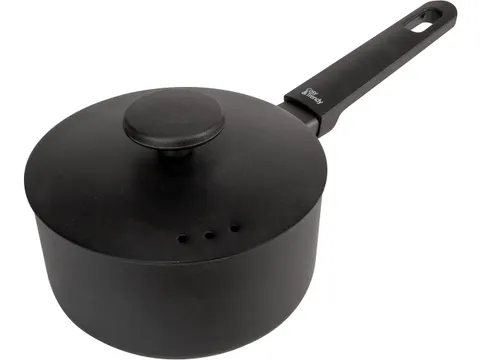 Full Black Sauspan 16cm Zwart Alle Vuren + Inductie